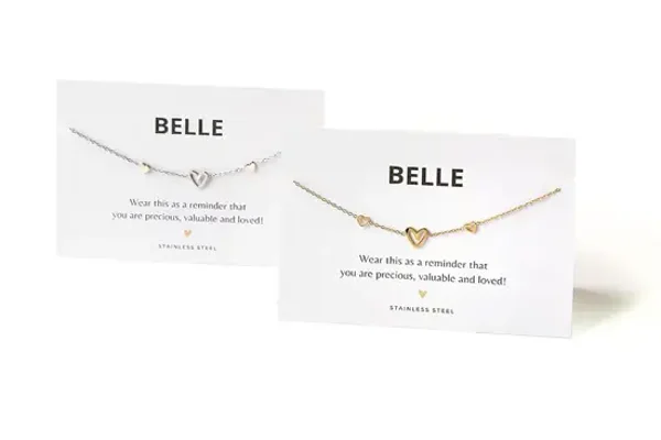 1211B2B - Armband - Hartjes