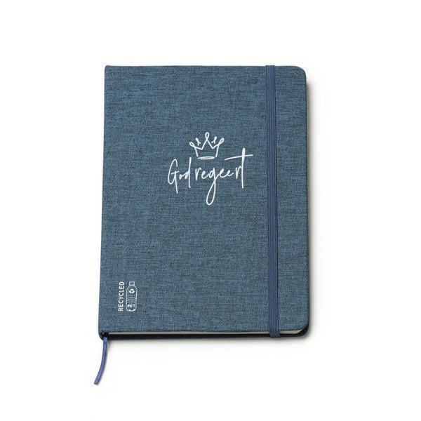 OPW1203BL - Notitieboek - God regeert blauw