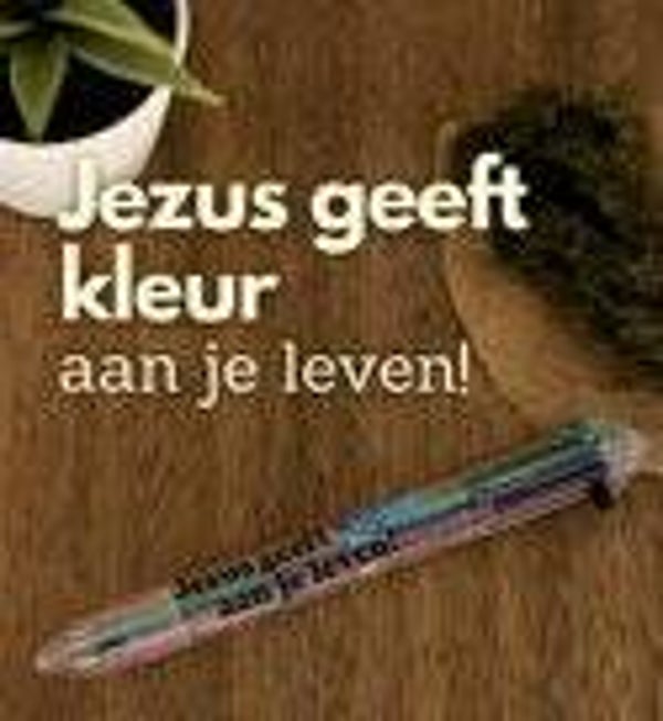 8785321609652 - 6 kleurenbalpen - Jezus geeft kleur aan je leven