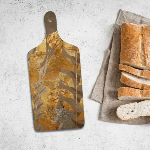 MA27407 - Broodplank - Goudkleurige takken