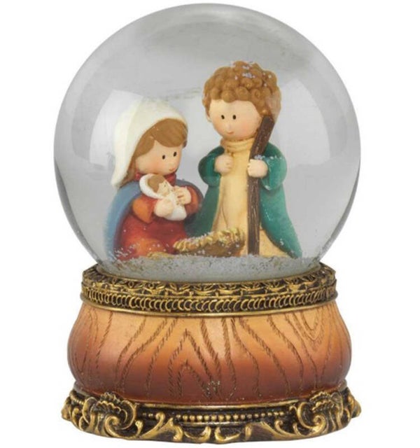 603799331692 - Kerst - Sneeuwbol Heilige familie