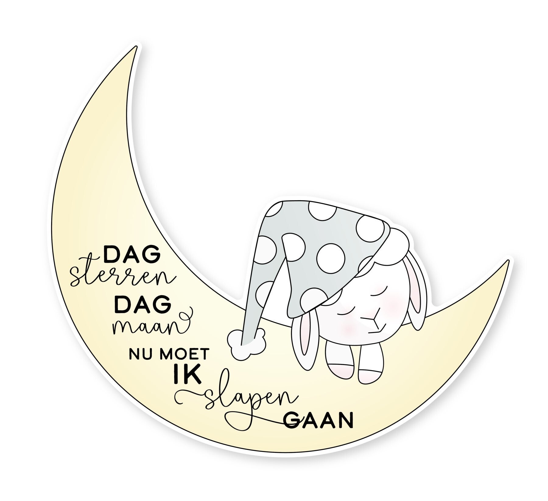 2020562 - Muurvorm Maan - Dag sterren, dag maan