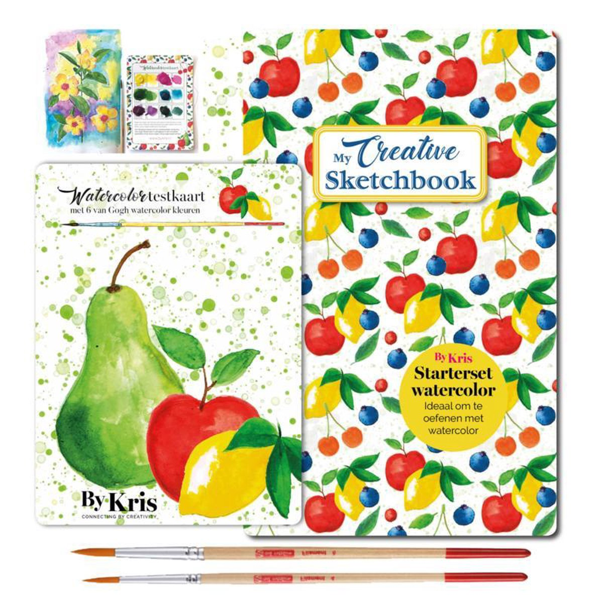 8719324353588 - My creative sketchbook - Starter set voor watercolor