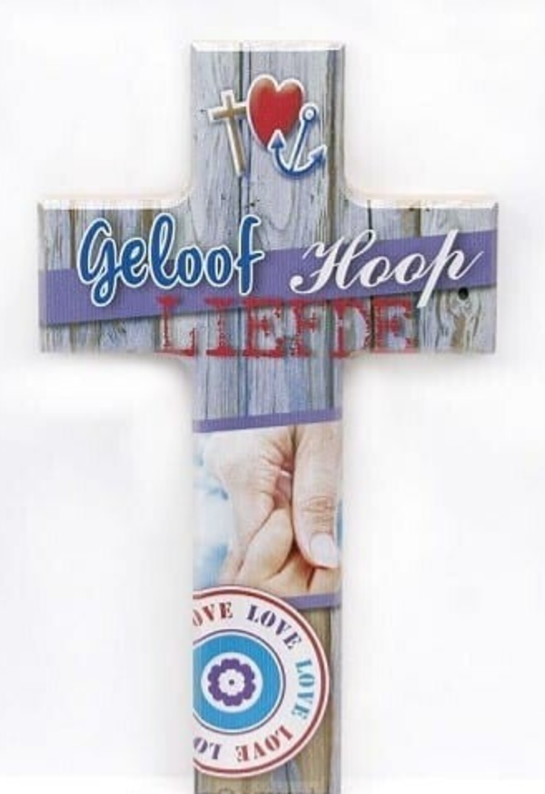 H5422 - Kruis - Geloof Hoop Liefde