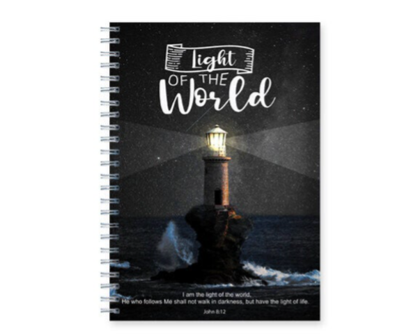 9555483825486 - Journal - Spiraalgebonden - Light of the world