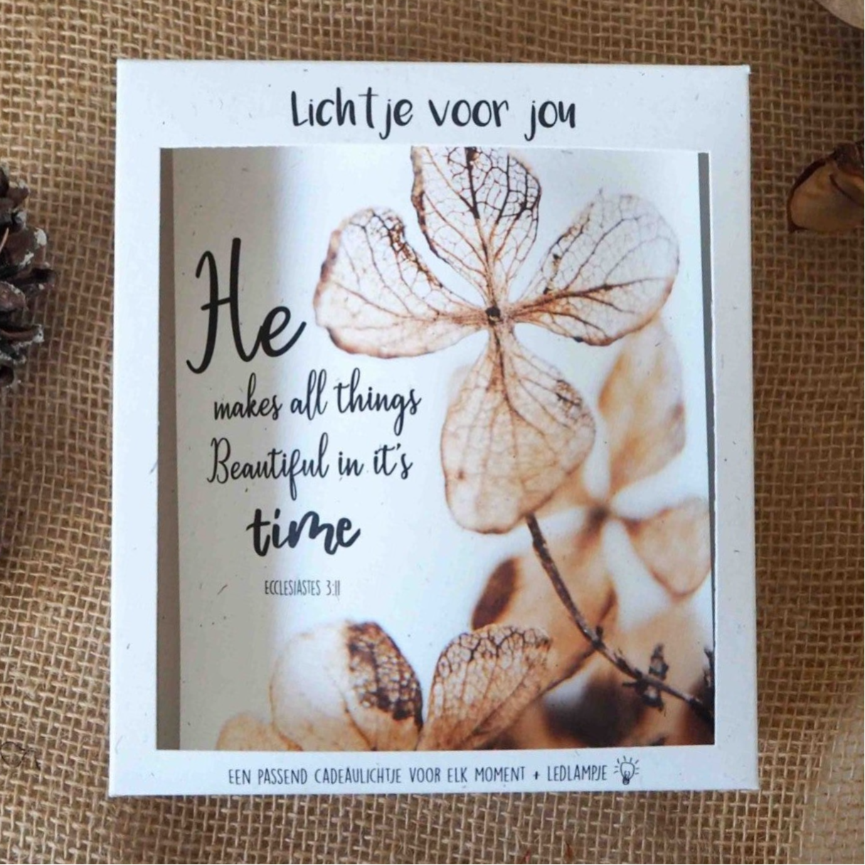2019340 - Lichtje voor jou - He makes all things beautifull