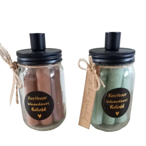 12117010 - Glazenpot - Met kaarsenstandaard