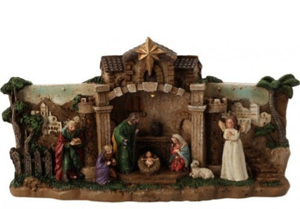 8720573805346 - Kerststal met LED verlichting