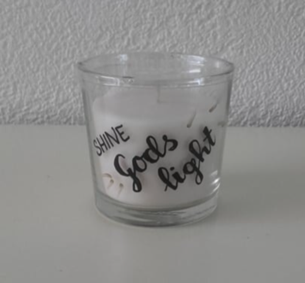 1211512 - Geurkaars met tekst