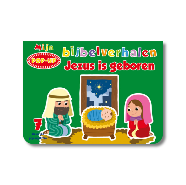 Jezus is geboren pop-up bijbelverhaal
