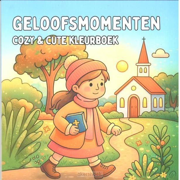 9789083683805 - Geloofsmomenten cozy & cute kleurboek - Studio Stien