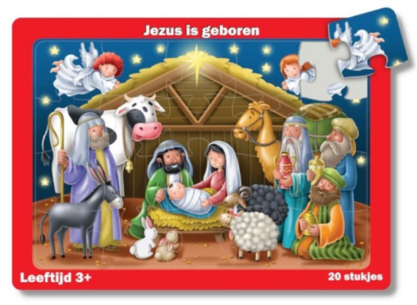 Puzzel Jezus is geboren