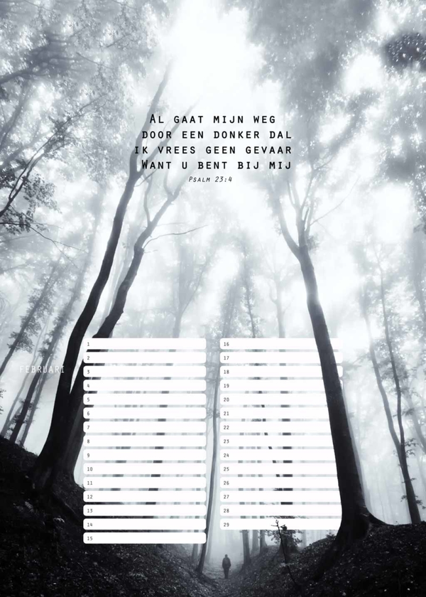 Verjaardagskalender - Dagelijkse Broodkruimels