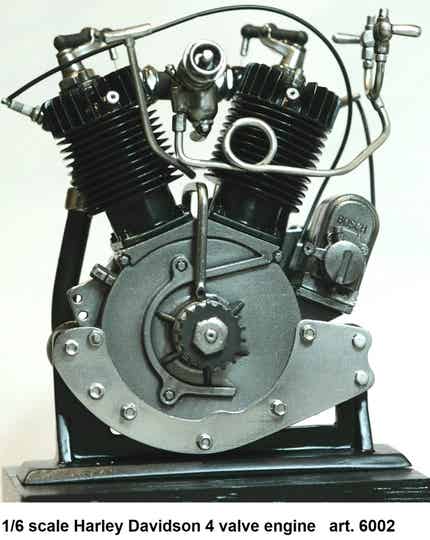 CIXMBIG  6002   - Harley Davidson motorblok 4 valve, schaal 1/6