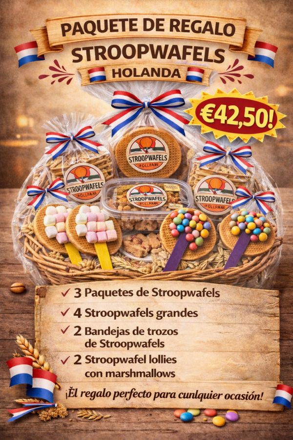 Pack de Regalo Stroopwafels Holanda
