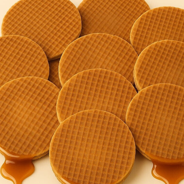 Oferta: 10 Stroopwafels XXL con Mantequilla – 15 +/- cm
