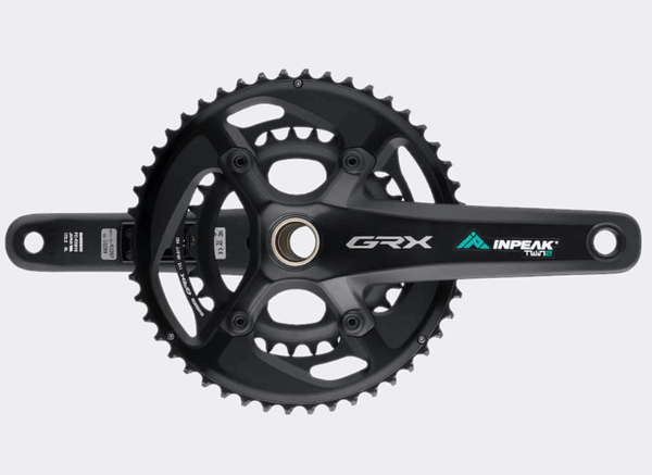 Inpeak POWERCRANK READY TWiN2 | Shimano GRX FC-RX810-2