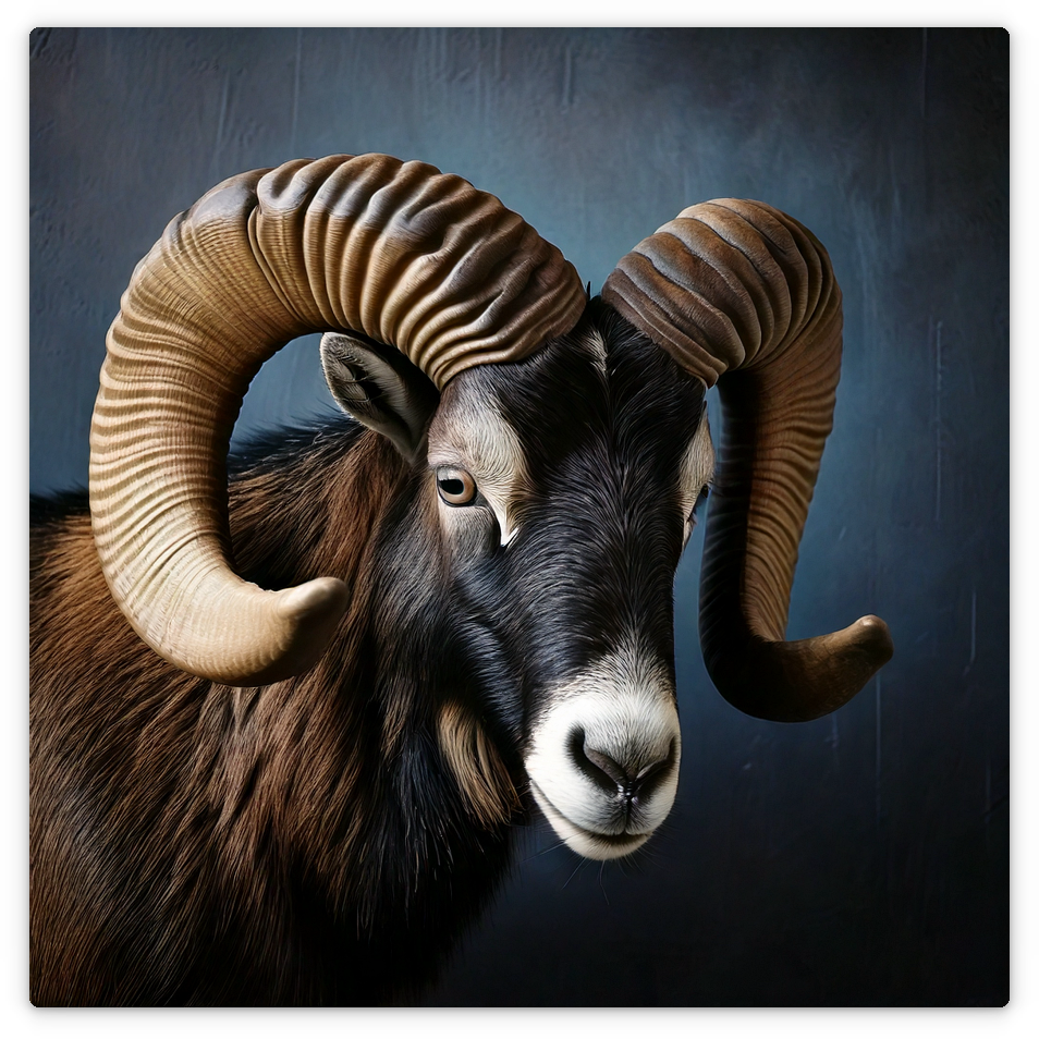 Mufflon Widder
