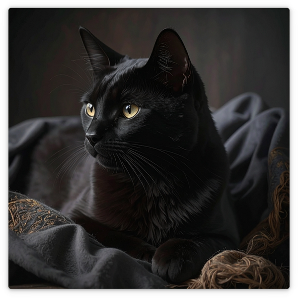 Schwarze Katze
