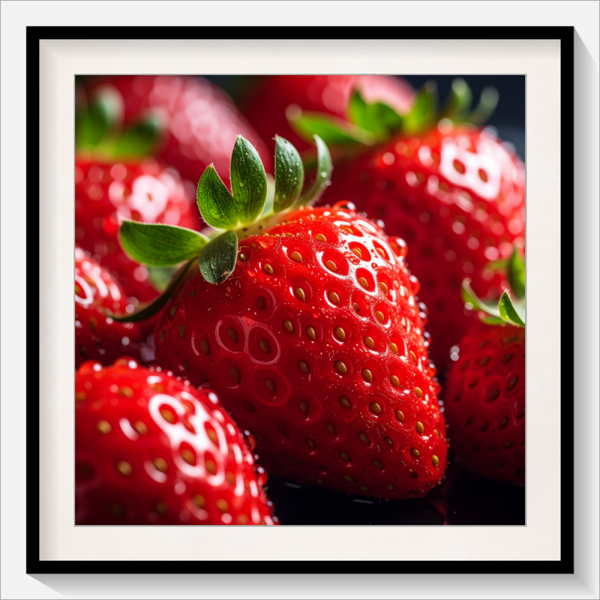 Rote Erdbeeren