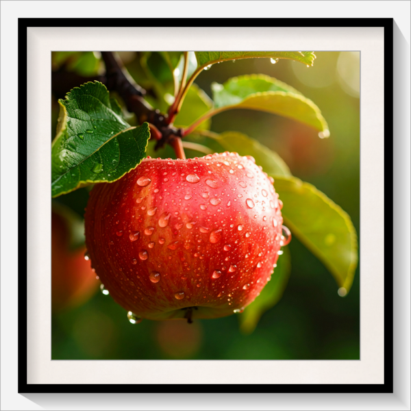 Apfel an einem Baum