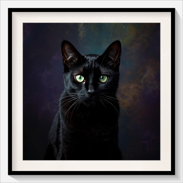 Schwarze Katze