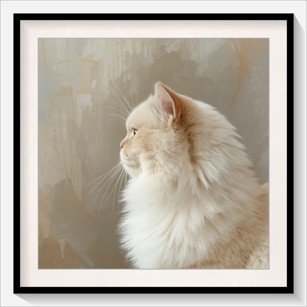 Perserkatze im Profil