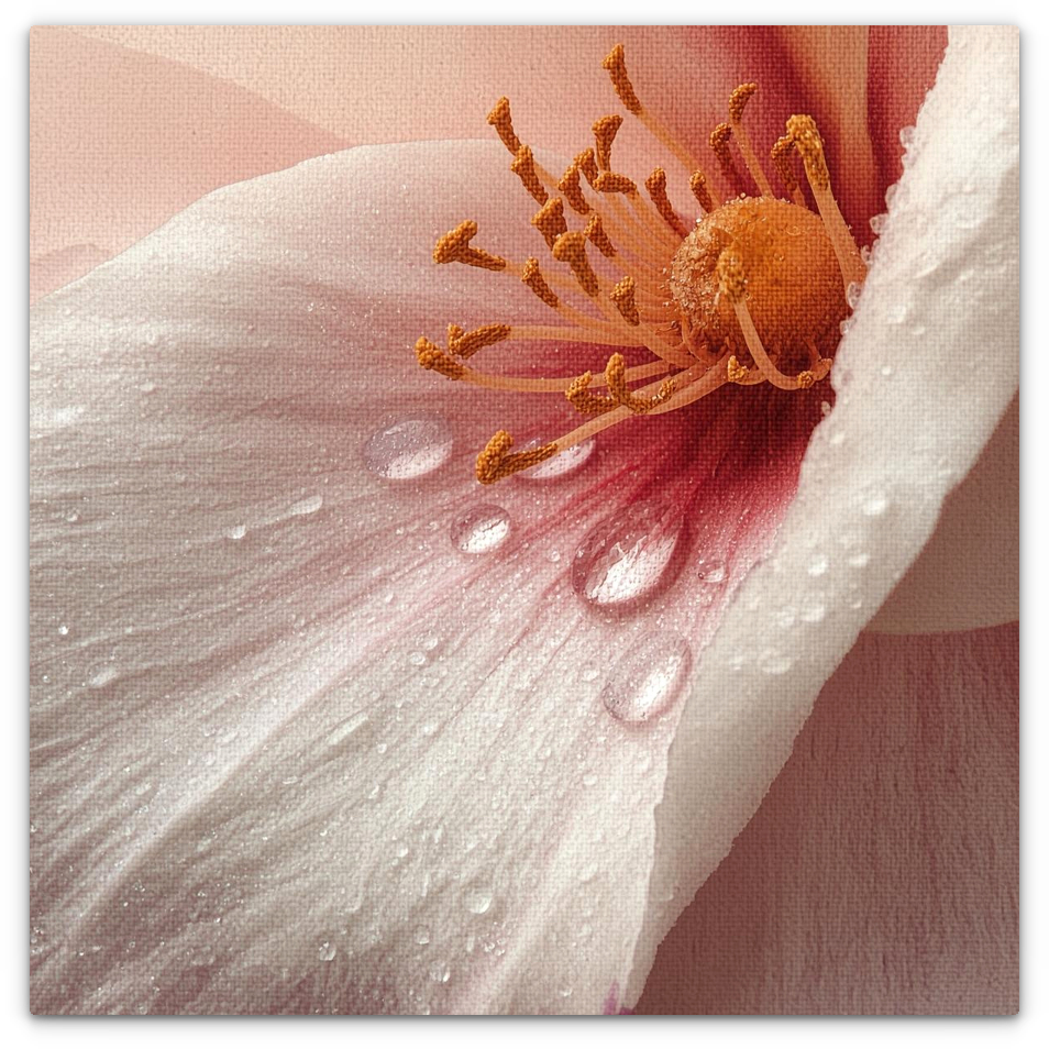 Rose with Raindrops