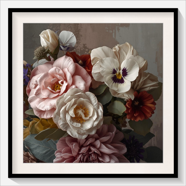 Rosen und Stiefmütterchen