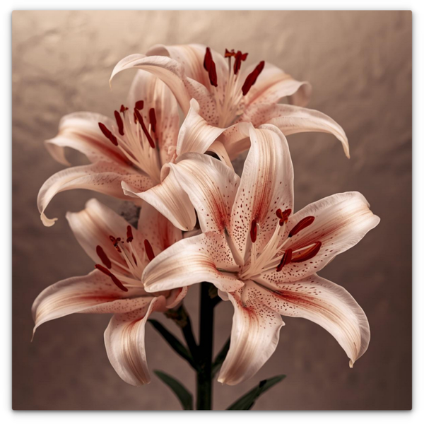 Pale Pink Lilies