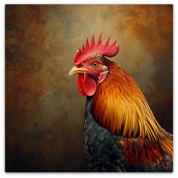 Portrait of a Rooster