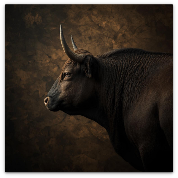 Bull in Profile