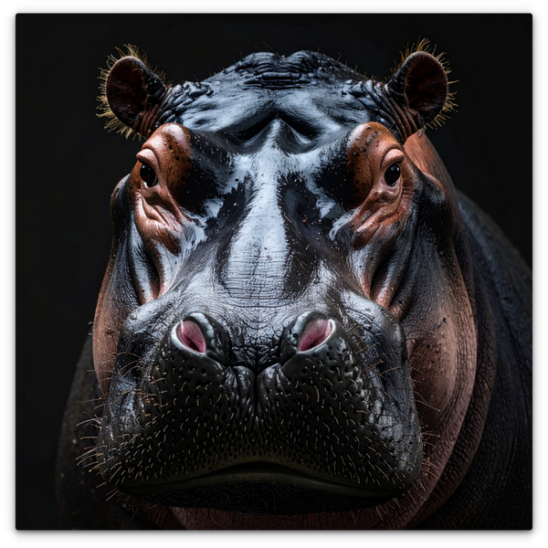 Face of a Hippopotamus