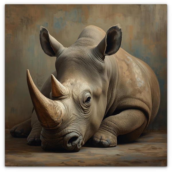 Rhino in Sepia