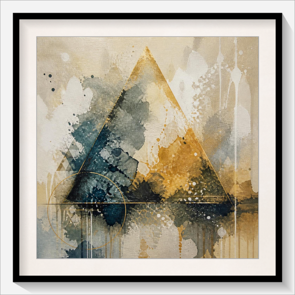 Dunkelblau und Gold