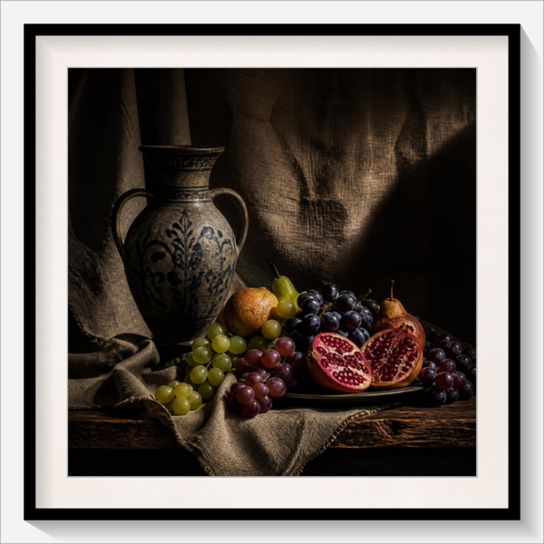 Gothic Stil mit Früchten