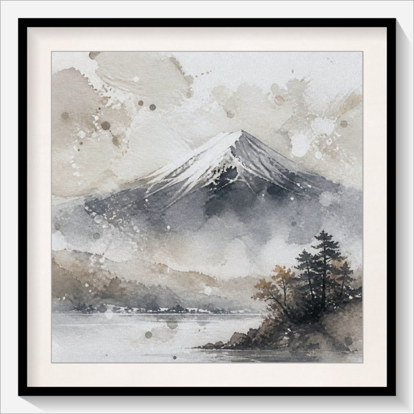 Schneebedeckter Mount Fuji