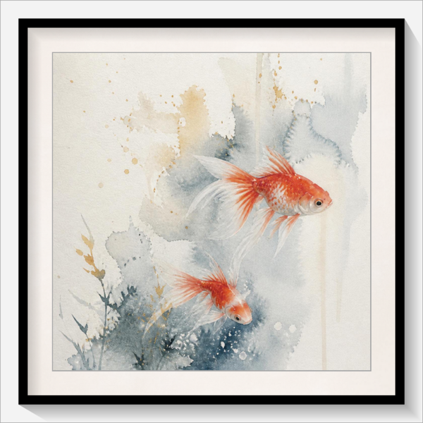Zwei Goldfische