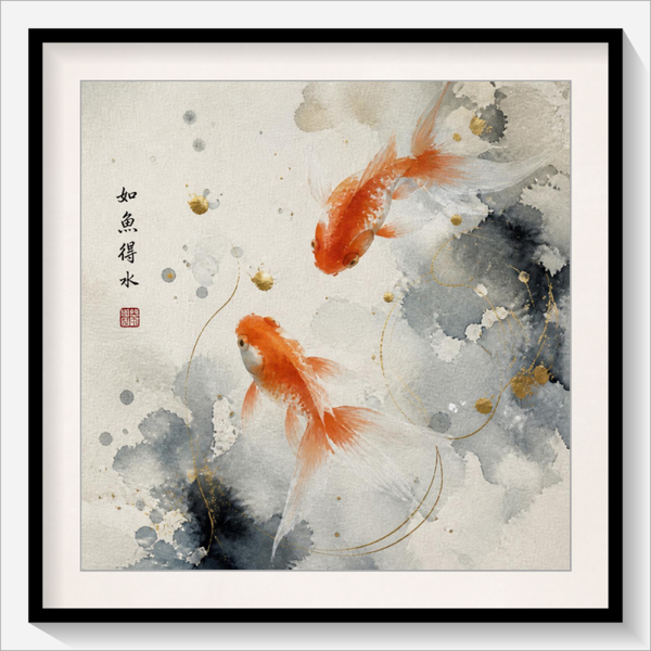 Goldfisch Aquarell
