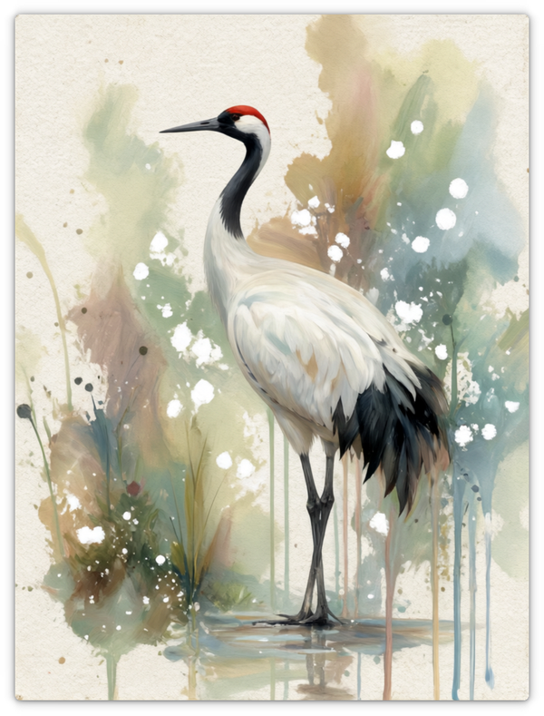 Crane in the Reeds