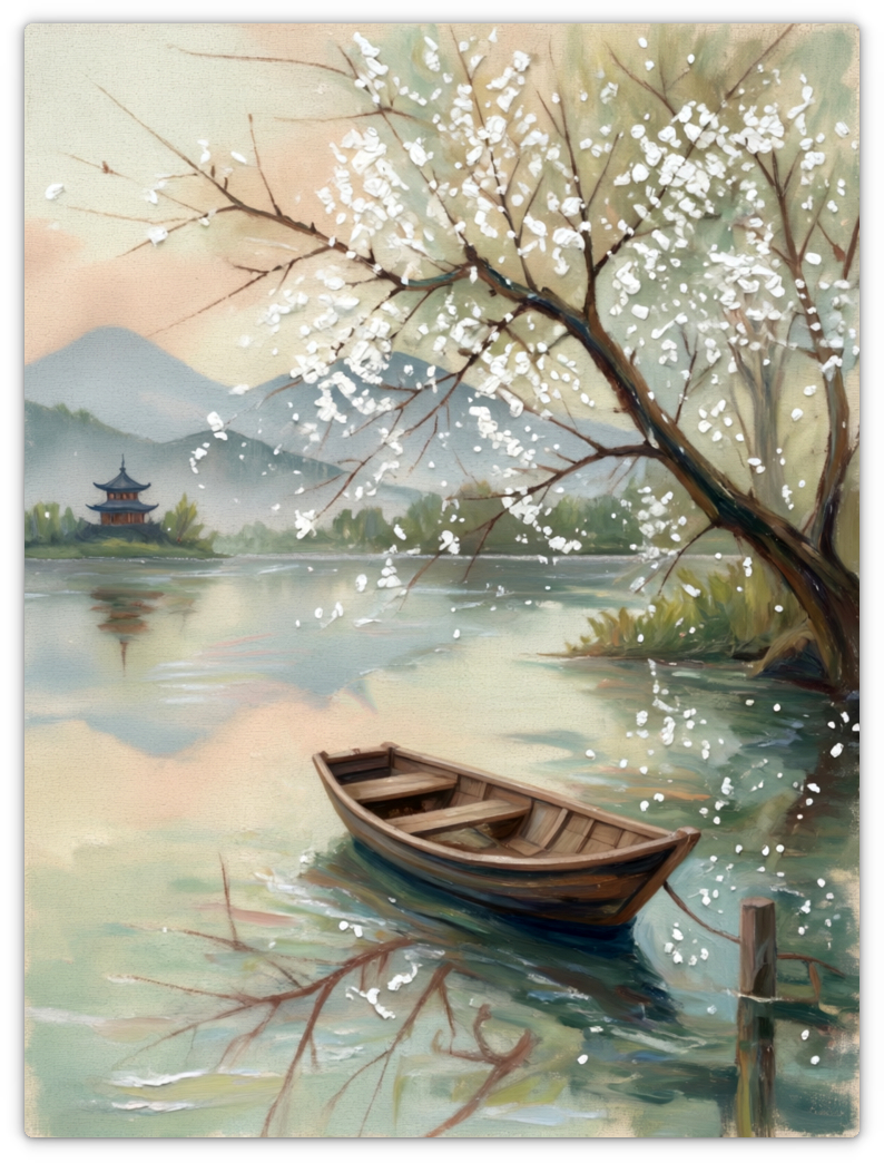 Rowboat on the Lake