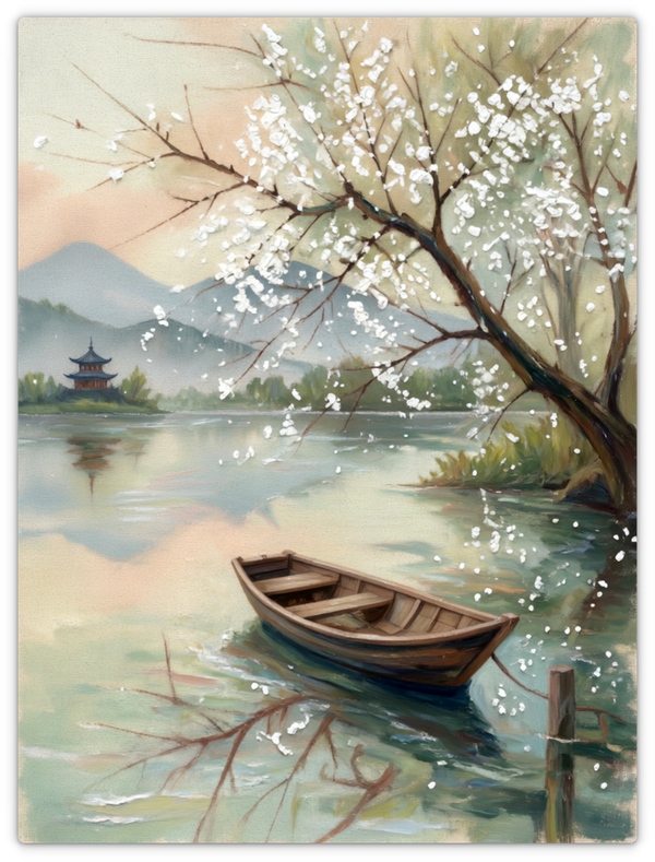 Rowboat on the Lake