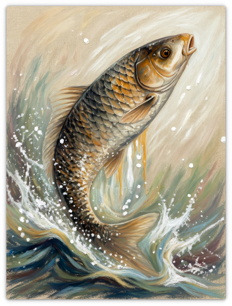 Jumping Koi