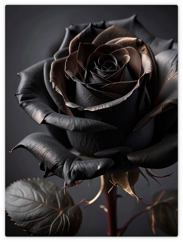 Schwarze Rose