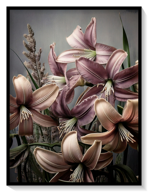 Lilies in Soft Pink