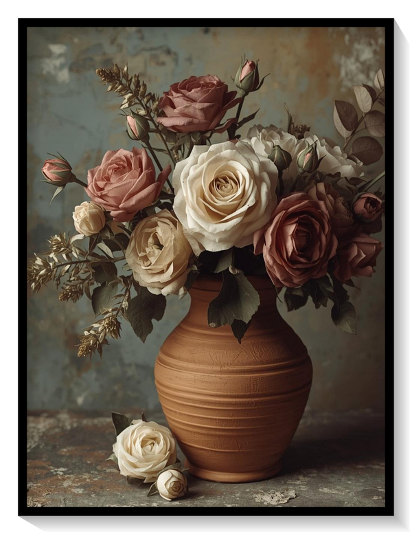Roses in a Vase