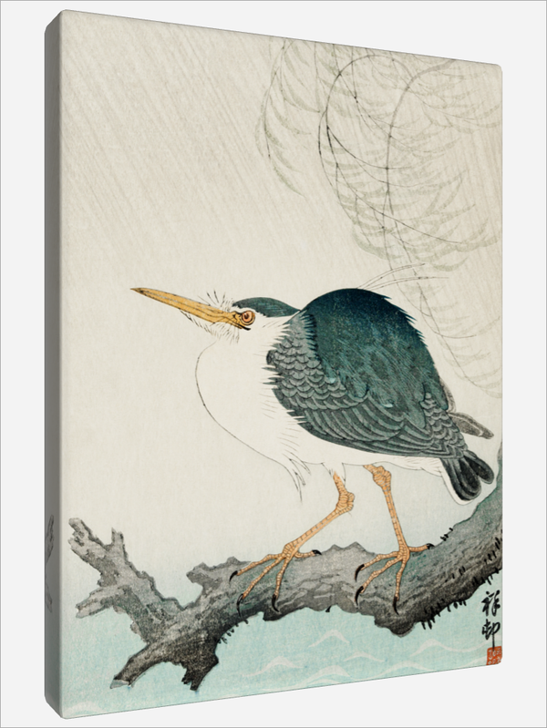 "Quack on Tree Stump"