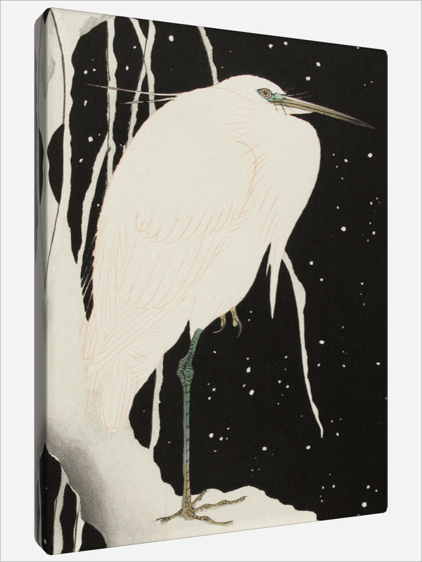 "Heron in Snow"