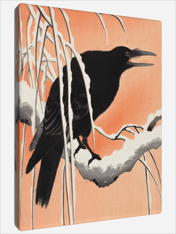 "Crow on Snowy Branch"