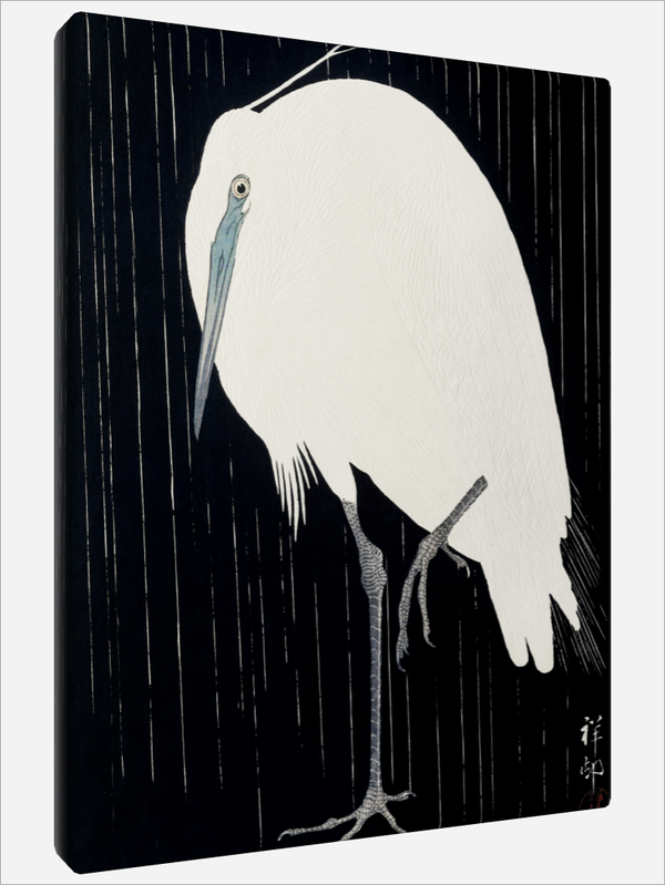 "Egret in the Rain"